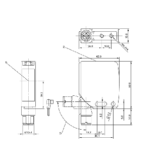 Cellule Bar. reflex transp. PNP P=2m Pot. LR LO/DO / M12 4P-Lire la description
