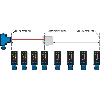 Cellule Directe PNP P=600mm Pot. PinPoint LO/DO / M12 4P