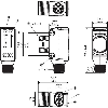 Cellule Directe PNP P=600mm Pot. PinPoint LO/DO / M12 4P