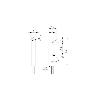 Cellule Barrage (R) M08 PNP P=2,5m LR DO Métal 10-30Vdc / Câble 2m