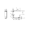 Cellule Bar. reflex NPN P=7,3m LO/DO Métal / Câble 2m