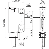 Cellule Barrage PNP P=700mm PinPoint LO / Câble 2m
