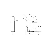 Cellule Directe PNP P=600mm Pot. LR LO/DO Plast. 31*43*14 / Câble 2m