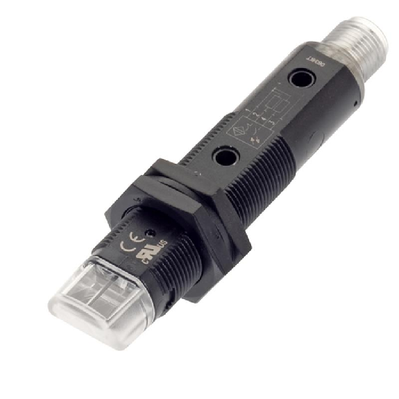 Cellule Bar. reflex M18 PNP P=3m Pot. IR LO/DO Radial Plast. / M12 4P-Lire la description