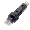 Cellule Bar. reflex M18 PNP P=3m Pot. IR LO/DO Radial Plast. / M12 4P