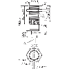 Cellule Directe M18 P=1m Pot. LR LO/DO Inox Axial / Câble 2m