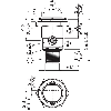 Cellule Directe M18 NPN P=550mm LO Métal Axial / M12 3P