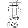 Cellule Bar. reflex M18 PNP P=7,2m Pot. LO/DO Métal Axial / M12 4P