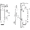 Cellule Bar. reflex transp. NPN P=500mm Pot. LR LO/DO / M08 4P