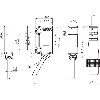 Cellule Barrage (E+R) NPN P=2.5m PinPoint DO / M08 3P+C0.2m