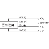 Cellule Barrage (E) P=6m LR E.test / M08 4P+Câble 0.2m PVC