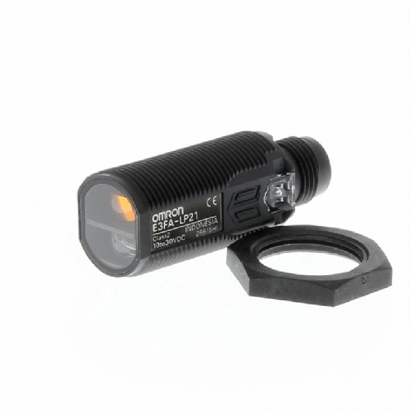 Cellule EAP M18 NPN P=100mm LO/DO Plast. Axial / M12 4P-Lire la description