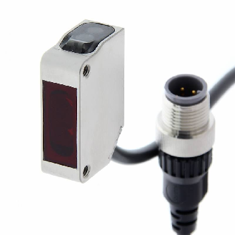 Cellule Bar. reflex PNP Inox / M12 4P+C0.3m-Lire la description