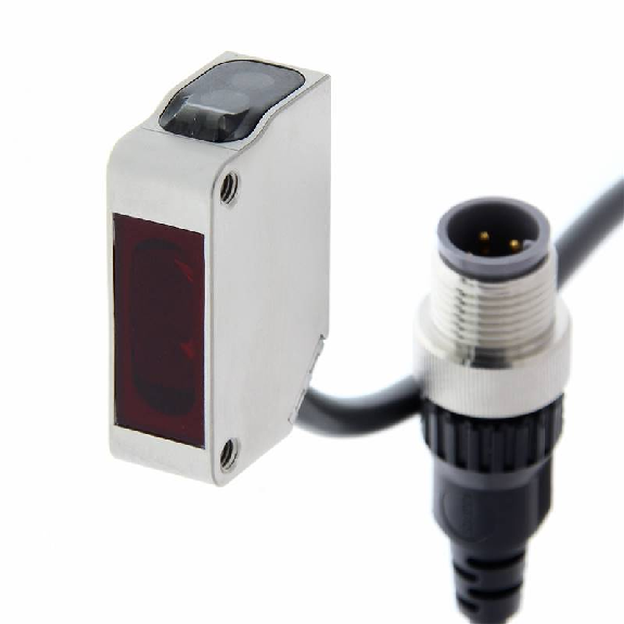 Cellule Bar. reflex PNP Inox / M12 4P+C0.3m-Lire la description