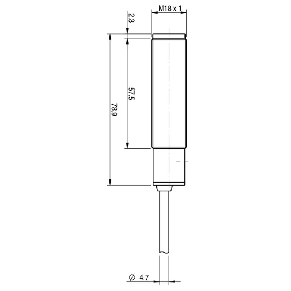 Photo.M18,NPN/PNP-NO/NC,Cable,Diffuse-Lire la description