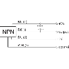 Cellule Bar. reflex M18 NPN P=3,5m Pot. LR LO/DO Axial / M12 4P