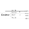 Cellule Barrage (E) P=6m Métal 10-30Vdc / M08 4P