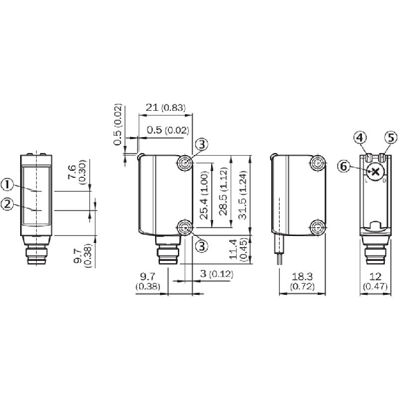 Cellule Bar. reflex transp. NPN P=6m Pot. PinPoint LO/DO / M08 4P Cellule Bar. reflex transp. NPN P=6m Pot. PinPoint LO/DO / M08 4P-Lire la description
