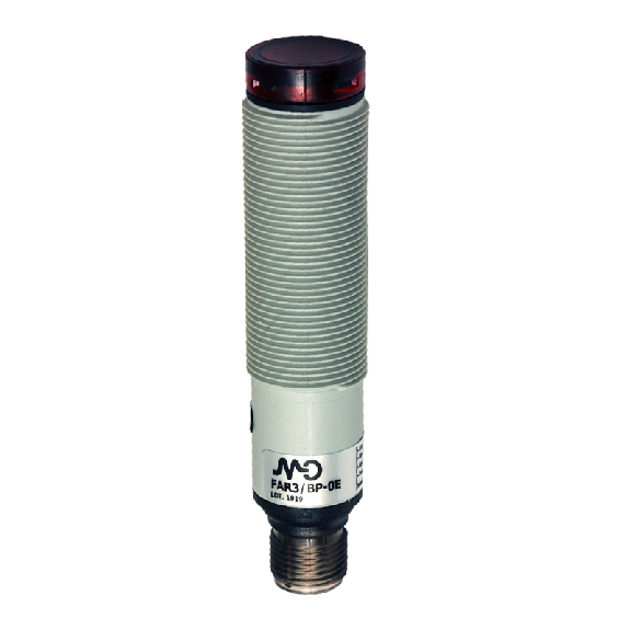 Cellule Ex Directe M18 PNP P=400mm Pot. IR LO/DO Plast. Axial M12-Lire la description