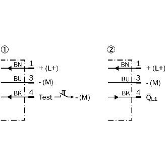 Cellule Barrage (E+R) PNP/NPN P=10m PinPoint LO E. test / M08 3P-Lire la description