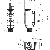 Cellule Bar. reflex PNP P=6,5m PinPoint LO/DO 10-30Vdc / M12 4P