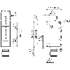Cellule Directe NPN P=250mm Pot. LR LO/DO 10-30Vdc / M08 4P