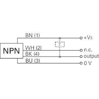 Cellule Directe M12 NPN P=30-200mm Pot. IR LO 10-30Vdc / M12 4P-Lire la description