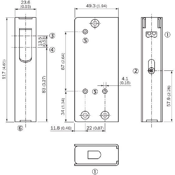 Cellule Ex EAP PNP P=1m Pot. IR LO/DO / M12 4P+C0.29m-Lire la description