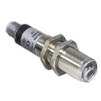 Cellule Bar. reflex PNP P=4m IR LO/DO NO+NF M18 Métal Axial / M12 4P-Lire la description
