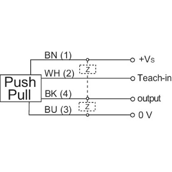 Cellule Barrage (R) Push-pull P=40m qTeach LO/DO / M12 4P Cellule Barrage (R) Push-pull P=40m qTeach LO/DO / M12 4P-Lire la description