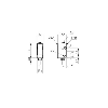 Cellule Bar. reflex NPN P=3,5m Pot. LO/DO Plast. 10-30Vdc / Câble 2m