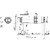 Cellule EAP M18 PNP P=140mm Pot. LR LO/DO Métal Axial / M12 4P