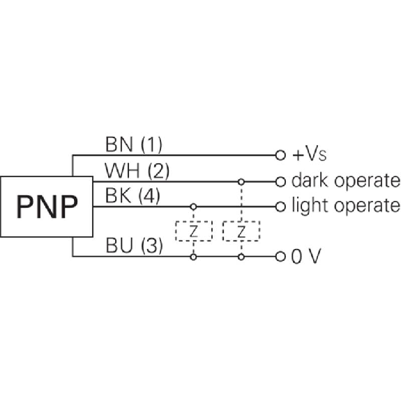 Cellule EAP PNP P=400mm qTeach+Teach-in PinPoint LO/DO / Câble 2m-Lire la description
