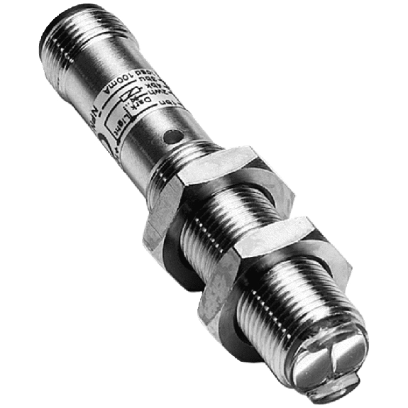 Cellule Bar. reflex M12 NPN P=2,8m LR LO/DO Métal Axial / M12 4P-Lire la description