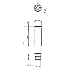 Cellule Barrage (R) M18 PNP LO/DO Métal Axial / M12 4P