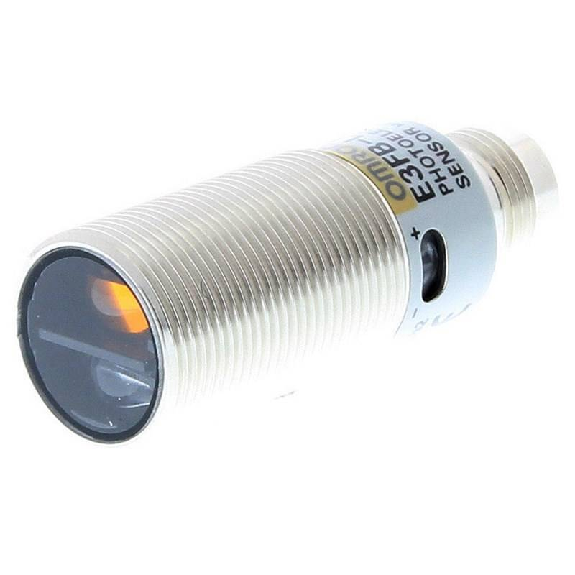Cellule Bar. reflex M18 NPN P=4m LO/DO Métal Axial / M12 4P-Lire la description