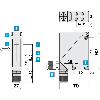 Cellule EAP PNP/NPN P=2,5m IR LO/DO Tempo E.test / M12 4P