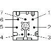 Cellule EAP PNP/NPN P=2m IR LO/DO / Q7 7P+C0.27m