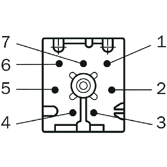 Cellule EAP PNP/NPN P=2m IR LO/DO / Q7 7P+C0.27m-Lire la description