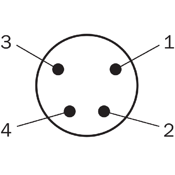 Cellule EAP en V PNP/NPN (x2) P=50mm PinPoint LO/DO / M08 4P Cellule EAP en V PNP/NPN (x2) P=50mm PinPoint LO/DO / M08 4P-Lire la description