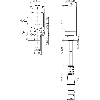 Cellule EAP PNP/NPN P=220mm PinPoint LO/DO / M08 3P+C0.1m