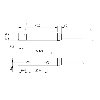Cellule Barrage (E) P=2.2m LR / Câble 2m PUR