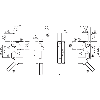 Cellule Barrage (E+R) PNP P=500mm LR LO / M08 3P+C0.2m