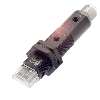 Cellule Directe M18 NPN P=400mm Pot. IR LO/DO Plast. Radial / M12 4P