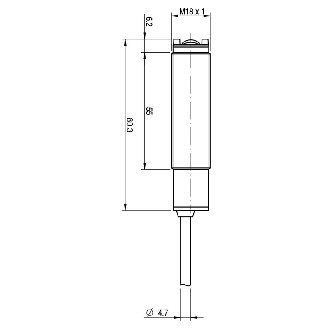 Photo.M18,NPN/PNP-NO/NC,Cable,Diffuse-Lire la description
