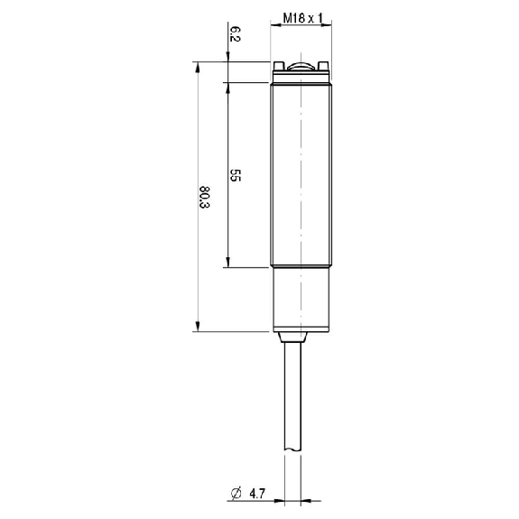 Photo.M18,NPN/PNP-NO/NC,Cable,Diffuse-Lire la description