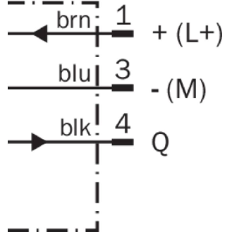 Cellule EAP PNP P=350mm Pot. PinPoint LO / M08 3P+C0.12m-Lire la description