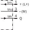 Cellule EAP PNP P=350mm Pot. PinPoint LO / M08 3P+C0.12m