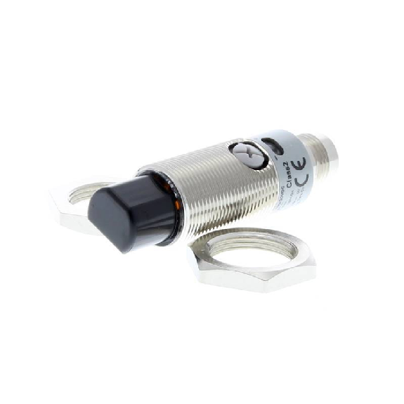 Cellule Bar. reflex M18 NPN P=3m LO/DO Métal Radial / M12 4P-Lire la description