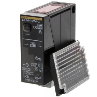 Cellule Bar. reflex RELAIS P=4m LR LO/DO Tempo AC/DC /Bornes (PG13.5)-Lire la description